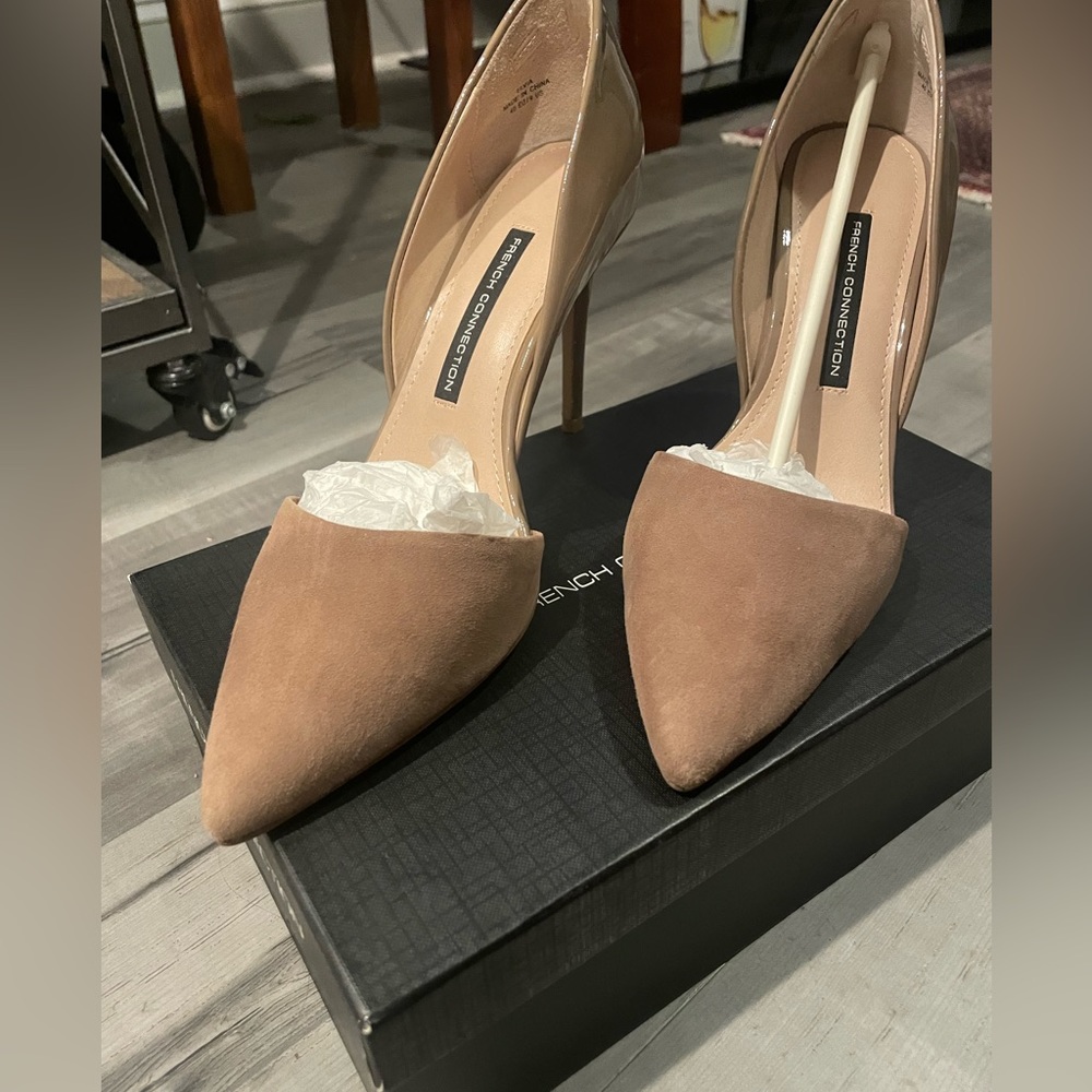 French Connection Heels, Genuine Leather, New in box, size 9